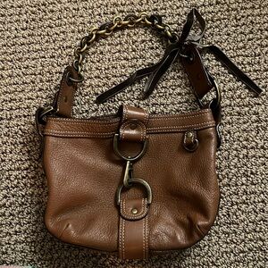 J. Crew brown leather purse